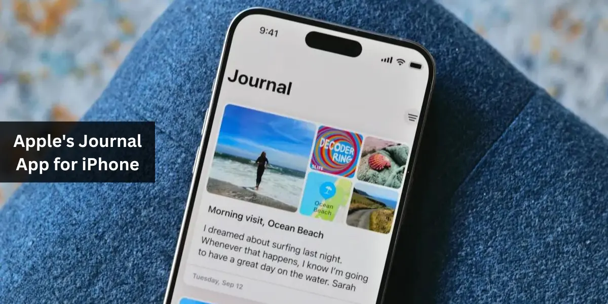 Apple's Journal App for iPhone